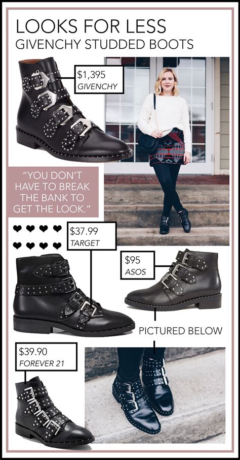givenchy studded boots dupe